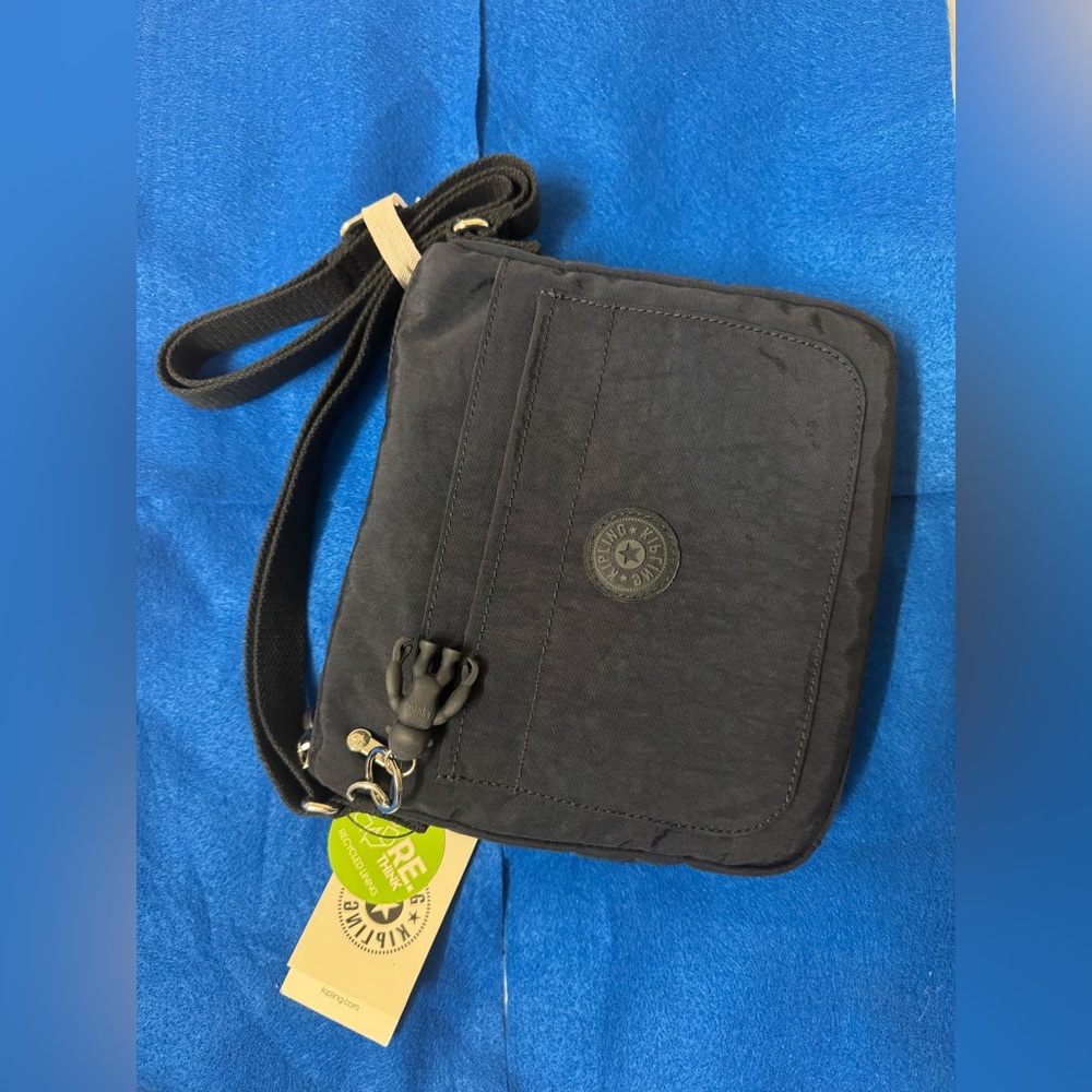 NWT • Kipling • Women's Sebastian Crossbody Bag • Blue Bleu 2 • - Picture 6 of 7
